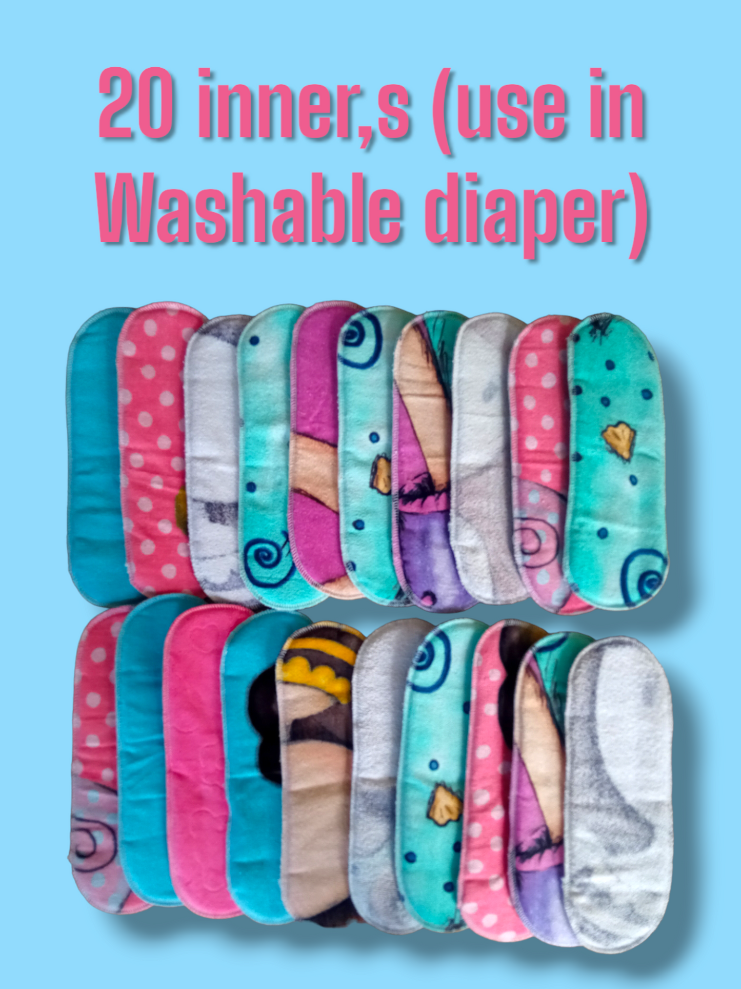 Inner Sheets for Washable diaper 3 Layers