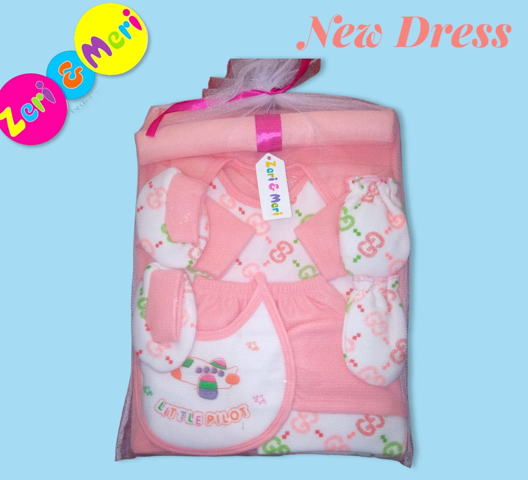 NEWBORN BABY SUMMER & WINTER CLOTHES 0-3 MONTH 7 PIECE SET