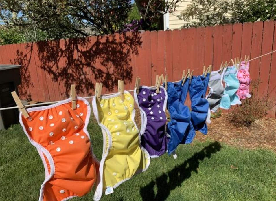 Reuseable & Washable Baby Diapers with 6 Free Inners