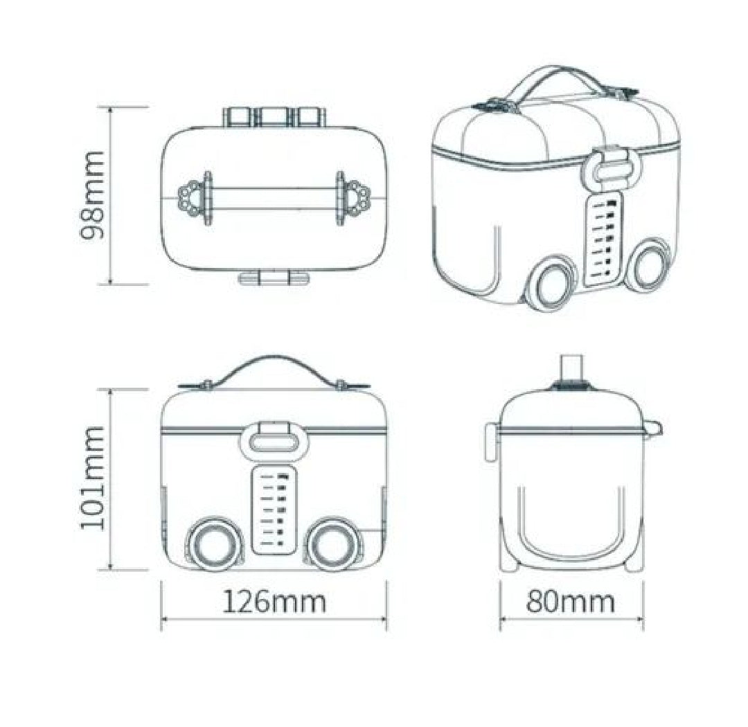 Milk Pow-der Storage Food Containers Portable Milk Pow-der Air Tight Containers with Spoon Milk Feeding Storage Boxes Milk Dispenser Infant Baby Food Storage Containers