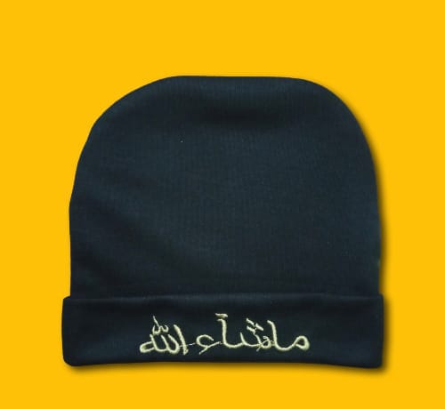 Newborn Baby Toddler Cap 0-6 Month Mama ki jan & MASHALLAH CAP