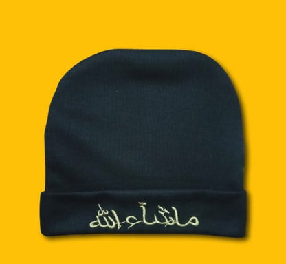 Newborn Baby Toddler Cap 0-6 Month Mama ki jan & MASHALLAH CAP