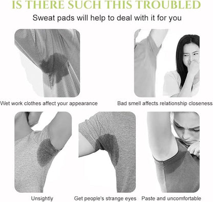 Washable & Reuseable Underarm Sweat Absorbing Pads No Smell No Stain