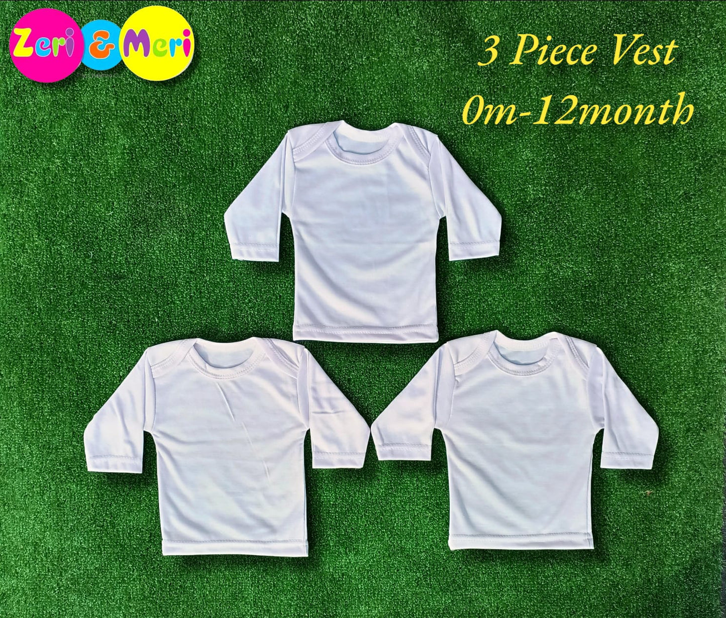Baby accessories Baby and boy vest  3 piece pack of 3 winter