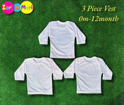Baby accessories Baby and boy vest  3 piece pack of 3 winter