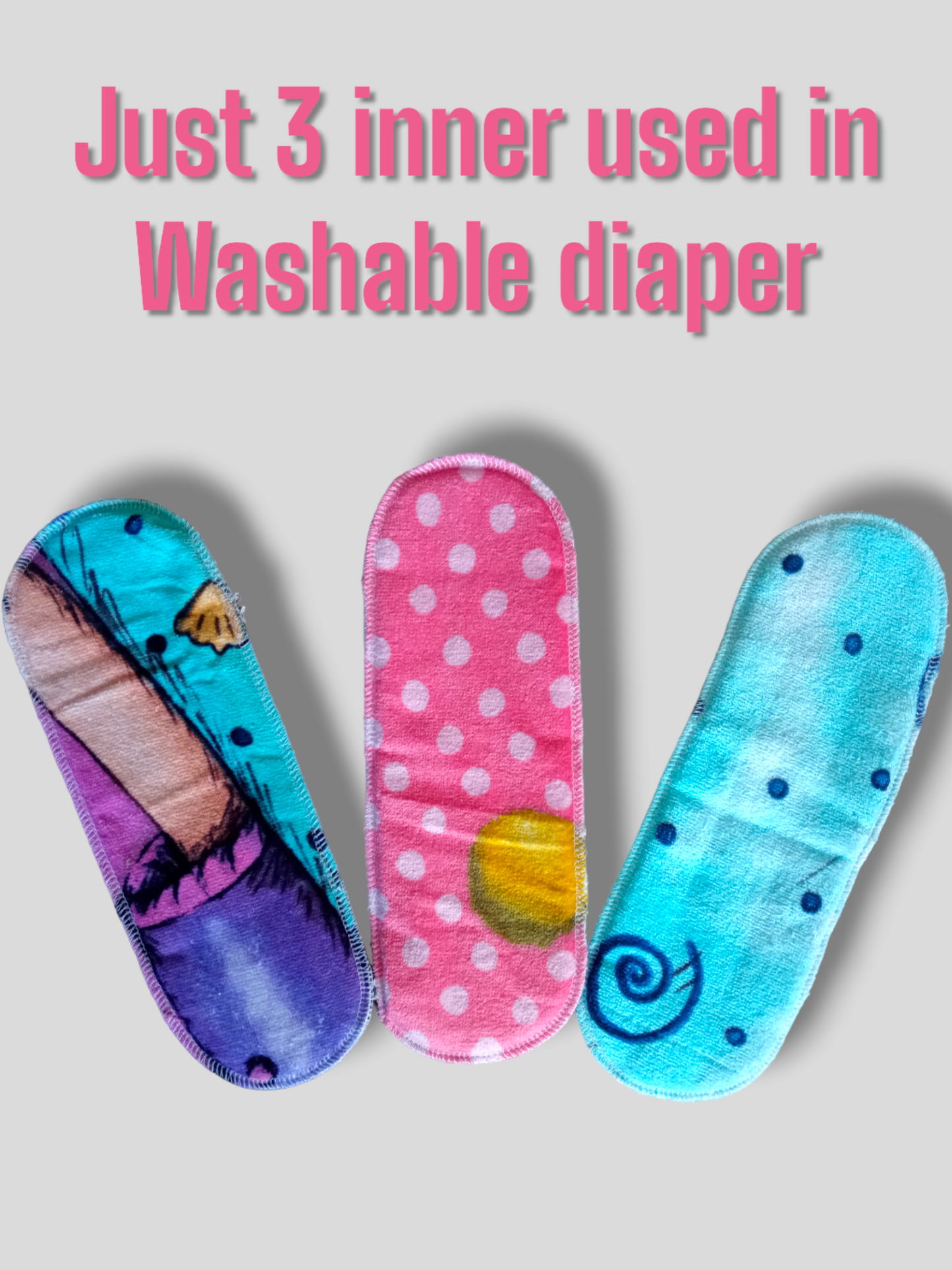 Inner Sheets for Washable diaper 3 Layers