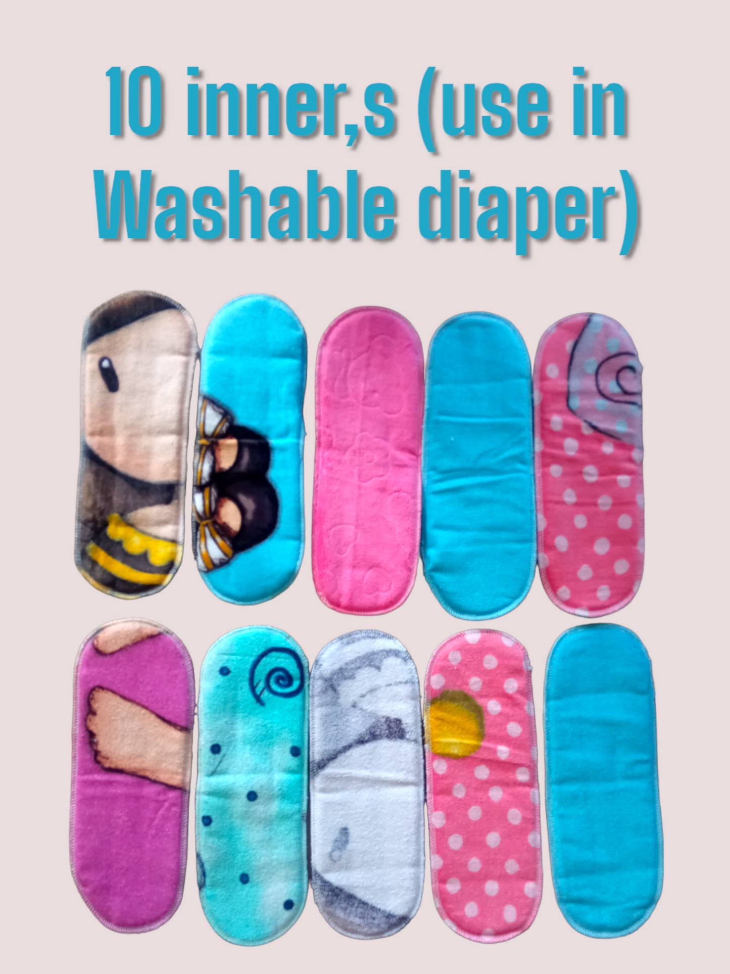 Inner Sheets for Washable diaper 3 Layers