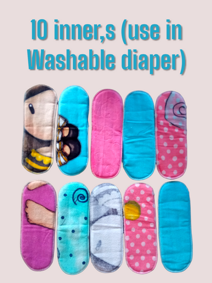 Inner Sheets for Washable diaper 3 Layers