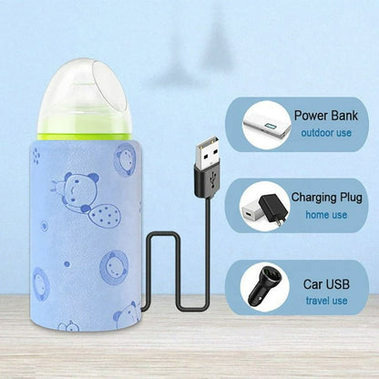 Portable USB Baby feeder Warmer for traveling & Home