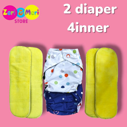 Cloth Diaper Soft Baby Diaper  Washable, Adjustable for 0-7year