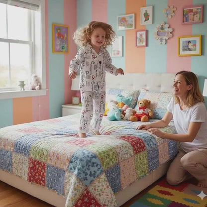 2 Pcs Pack Premium Kids All-Season Night Suit | Boys & Girls (3 Months – 12 Years)