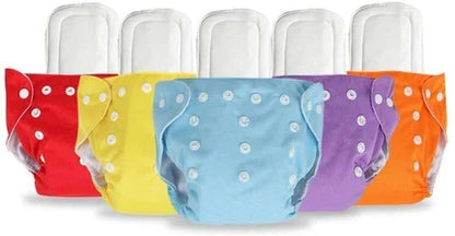 Cloth Diaper Soft Baby Diaper  Washable, Adjustable for 0-7year