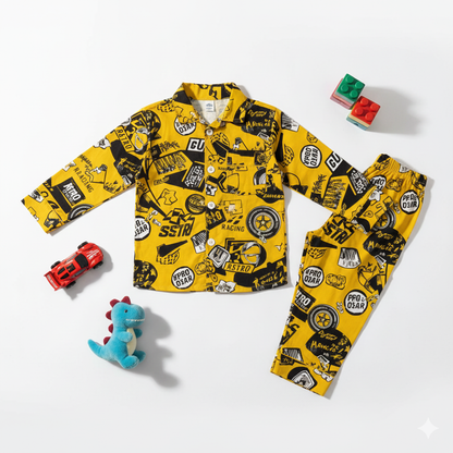 2 Pcs Pack Premium Kids All-Season Night Suit | Boys & Girls (3 Months – 12 Years)