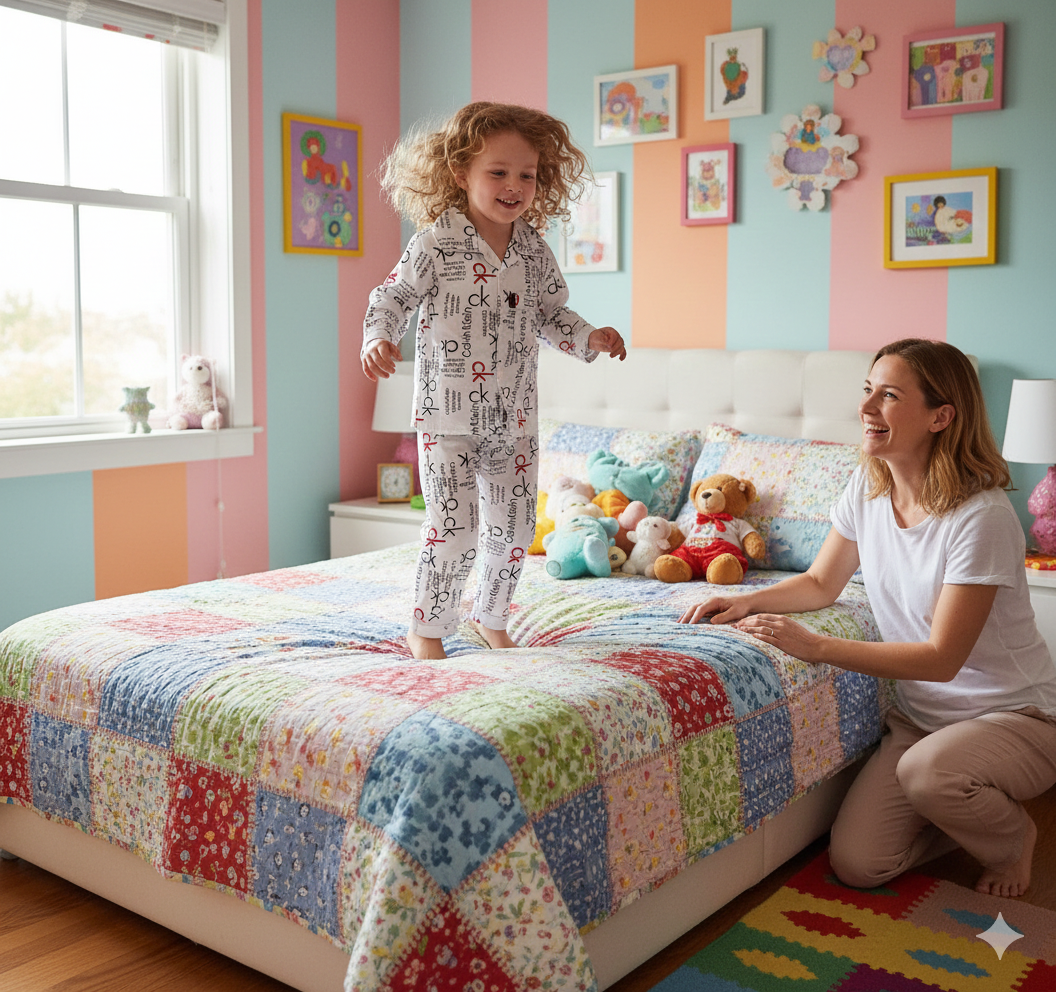 2 Pcs Pack Premium Kids All-Season Night Suit | Boys & Girls (3 Months – 12 Years)