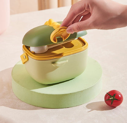 Milk Pow-der Storage Food Containers Portable Milk Pow-der Air Tight Containers with Spoon Milk Feeding Storage Boxes Milk Dispenser Infant Baby Food Storage Containers