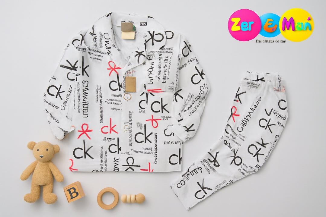 2 Pcs Pack Premium Kids All-Season Night Suit | Boys & Girls (3 Months – 12 Years)