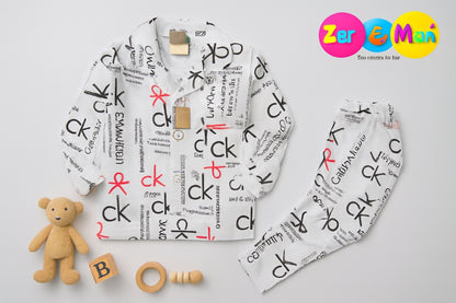 2 Pcs Pack Premium Kids All-Season Night Suit | Boys & Girls (3 Months – 12 Years)